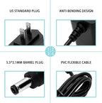 AC DC Adapter Charger Power for Life Fitness X1 X3 X5 X8 GO Console Elliptical Machine Cross Trainer Power Supply Cord 6ft