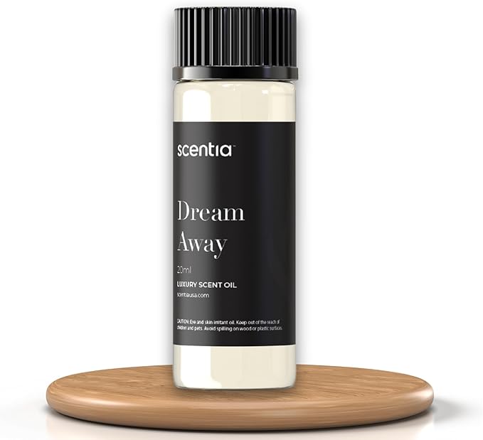 Scentia Fragrance Oil Blend, Inspired by Iconic Perfume, Home Luxury Scents, Essential Oil Blend for Aromatherapy Diﬀusers, Humidifiers & Candle Making -Dream Away 20 ml, 0.67 Fl Oz, Thanksgiving Gift