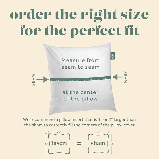 ComfyDown 14x20 Decorative Throw Pillow Insert, Down and Feathers Fill, 100% Cotton Cover 233 Thread Count, Rectangle Pillow Insert - Made in USA (Single) (Set of 2)