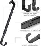 HEYHOUSE Wreath Hanger,Easter Decorations Adjustable Wreath Hanger for Front Door Decor from 14.9-25",Over The Door Hooks Organizer 20 lbs Larger Wreaths Hangers Christmas Wreaths Decorations Hook