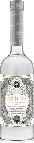 SOUL STICKS Cleansing Water 7.5 oz. Bottle for Rituals, Clearing Negative Energy and Purifying Home Spiritual Florida Water (Protection)