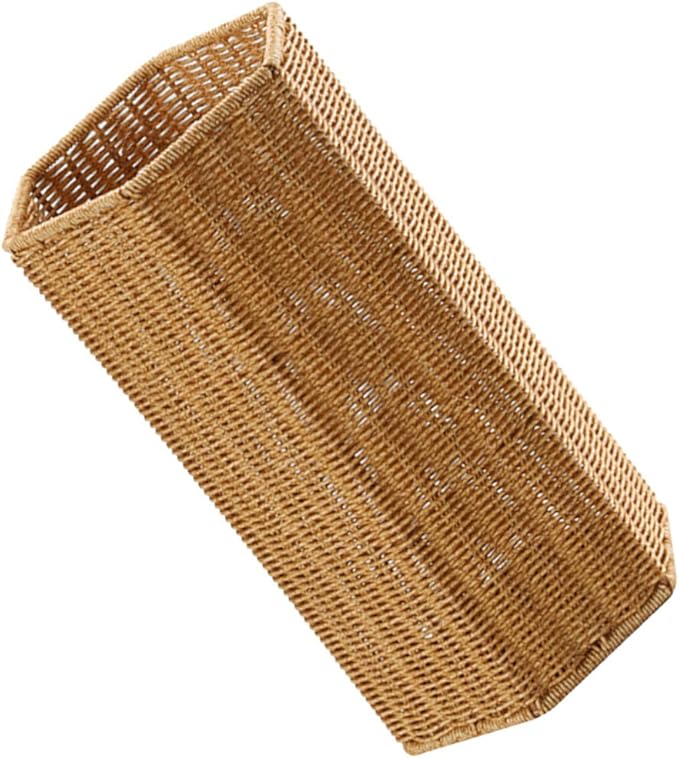 Alipis Woven Umbrella Stand for Entryway Freestanding Umbrella Holder Basket Storage Rack Tall Floor Woven Bucket Flower Vase for Canes Walking Sticks Organizer