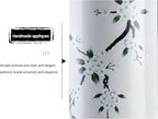 Ceramic Umbrella Stand, Vintage Ceramic Umbrella Stand, Umbrella Holder for Entryway, Multi-Functional Painted Porcelain, for Home Office Entrance Indoor(D)