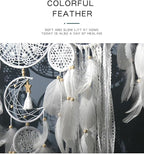 5 Pack Bohemian Ornaments,Dreamcatcher Gift Boho Native American Decor, Handmade Dreamcatcher for Girls, Boys, Adults, Kids Room,Witchy Gifts (Gray)