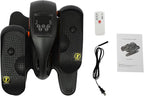 Portable Pedal Exerciser 5 Speed Gears Electric Elliptical Trainer with Remote Control and LCD Screen Under Desk Bike Pedal Exerciser for Home, Training Room, Offices
