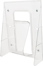 Deflecto Stand-Tall Wall Magazine Holder, Wall Mount Display, Break-Resistant Pocket, Clear, 9-1/8"W x 11-3/4"H x 2-3/4"D (55501)