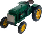 1939 John Deere Model D Tractor Metal Handmade - John Deere Collectibles - Metal Scale Model for Home & Office - 11.5" L x 6" W x 6.5" H