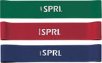 SPRI Mini Loop Bands Kit, Set of 3 - Light, Medium, Heavy Resistance Bands for Lower Body Workouts, Toning Muscles, and Exercise