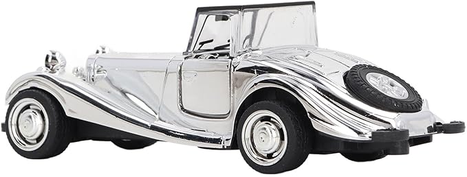 Asixxsix Vintage Car Model, 13x5cm Alloy Metal Antique Die Cast Car Model, Collectible Vehicle Ornament with High Simulation Details for Home Bar Shelf Decor (Style 2)
