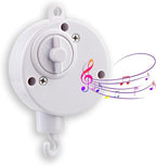 Play (Greensleeves) Mini Music Box Bell Hanging Decoration with Sankyo Musical Movement (65 Tunes Option)