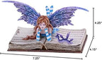 Pacific Giftware PT Amy Brown Art Original Collection Bookworm FAE Resin Collectible Figurine