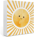 Sun Decor Summer Decor Sunshine Gifts Inspirational Summer Decorations Wooden Box Sign for Home Office Farmhouse Table Shelf
