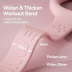 Figure 8 Workout Resistance Band - 3 Elasticities Optional 20 30 40lb, Thicker Durable Arm Back Shoulder Exercise Elastic Rope Yoga Straps Pilates Flexbands, Physical Therapy Stretch Bands