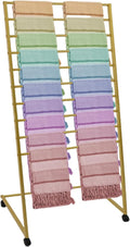 Scarf Organizer, Scarf Display Stand, 10 Tier Metal Scarf Holder Organizer, Floor-standing Scarf Rack for Commercial or Home, Hijab Stand RackTies Belt Pants Hanging Rack