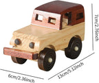 MagiDeal Vintage Car Model Miniature Automobile Antique Design Collectible Vehicle Figurine Wooden Ornament for Lovers Adults Him Son, Style B