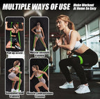 Resistance Bands for Working Out, Pull Up Assistance Bands Set for Men & Women,Latex Workout Bands, Eexercise Bands Resistance for Body Stretching,Muscle Training and Physical Therapy (5pcs)