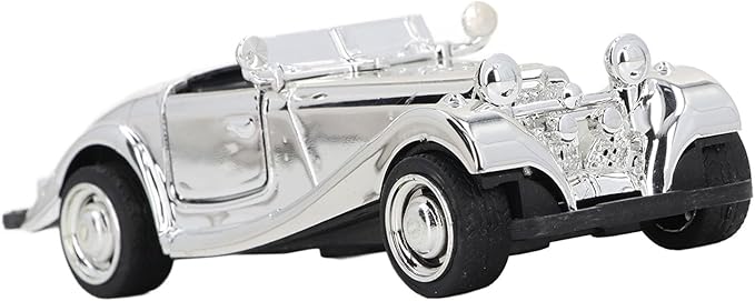 Asixxsix Vintage Car Model, 13x5cm Alloy Metal Antique Die Cast Car Model, Collectible Vehicle Ornament with High Simulation Details for Home Bar Shelf Decor (Style 1)