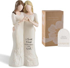 Storieme Best Friend Figurines - Friendship Bestie Gifts for Women - Christmas Birthday Gifts for Sisters from Sister