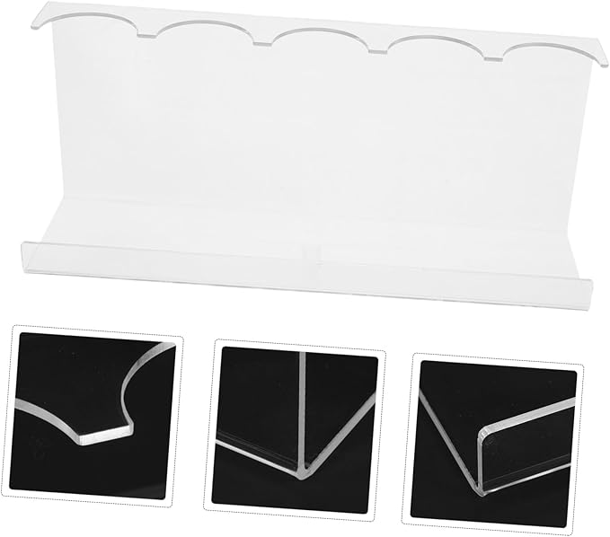 Gadpiparty Acrylic Umbrella Stand Rack with Multi-slot Design for Commercial Environments and Retail Counters, Easy Handling and Professional Product Showcase Organizer, Modern Display Holder