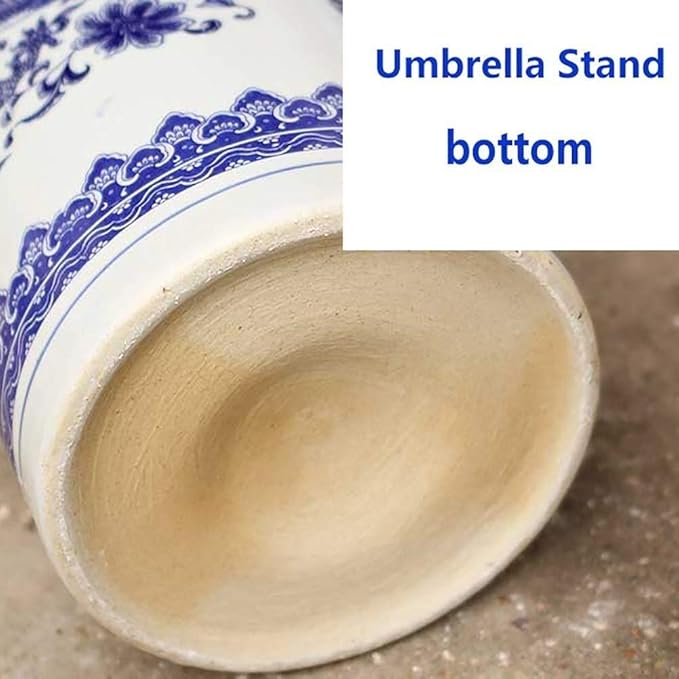 Umbrella Stands,Umbrella Stand - Porcelain Indoor Entryway, Home Front Door Umbrellas Holder for Canes Walking Sticks, 40 X 24Cm,Style-2