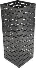Umbrella Holder for Entryway, Umbrella Stand Freestanding, Metal Square Umbrella Rack Organizer, Black
