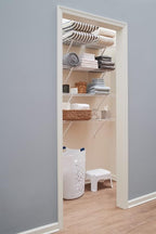 Rubbermaid Direct Mount Linen Shelf Kit 3' Length White