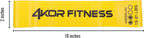 4KOR Fitness Resistance Loop Band Set, Perfect for Crossfit, Yoga, Physical Therapy, and Booty Building