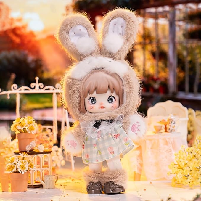 Nommi Forest Kingdom Series Blind Box (1 of 7 Possible Styles) Nommi Blind Box BJD Doll Cute Figures Collectible Gifts for Birthday (1Pc Blind Box)
