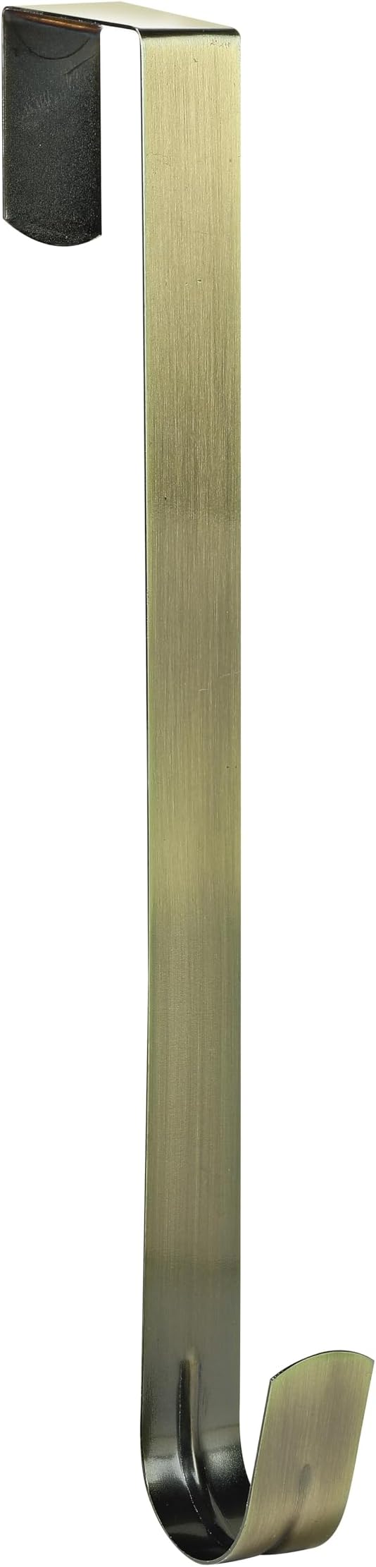 Wreath Hanger for Front Door, Slim Over The Door Hook, Easy to Use and Reusable Holiday Wreath Holder for Christmas, Thanksgiving, Halloween and Daily Décor(12" Bronze, 1)