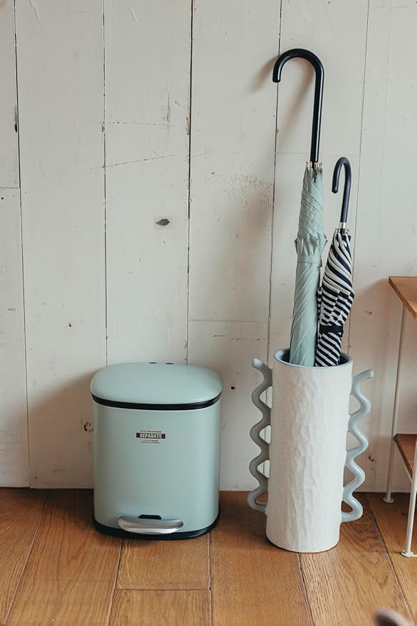 アビテ(Habiter) Avite IG-201-YE Ceramic Umbrella Stand Delanna Umbrella Stand (Yellow) 8.1 x 5.1 x 13.0 inches (20.5 x 13 x 33 cm)