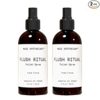Muse Apothecary Flush Ritual - Aromatic & Refreshing Toilet Spray, Use Before You Go, 2 oz, Infused with Natural Essential Oils - Fresh Citrus, Pack of 2