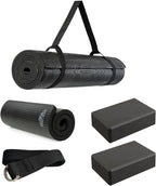 Hello Fit 5-Pack or 6-Pack Exercise Starter Kit - Yoga Accessories and Props for School, Studio, Home