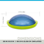 BOSU Sport Balance Trainer, Travel Size Allows for Easy Transportation and Storage, 50cm,