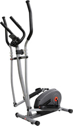 Sunny Health & Fitness Elliptical Exercise Machine, Silent Magnetic Fully Body Training with Pulse Rate Grips, LCD Performance Monitor Equipment for Home Gym, Adjustable Resistance SunnyFit App Access