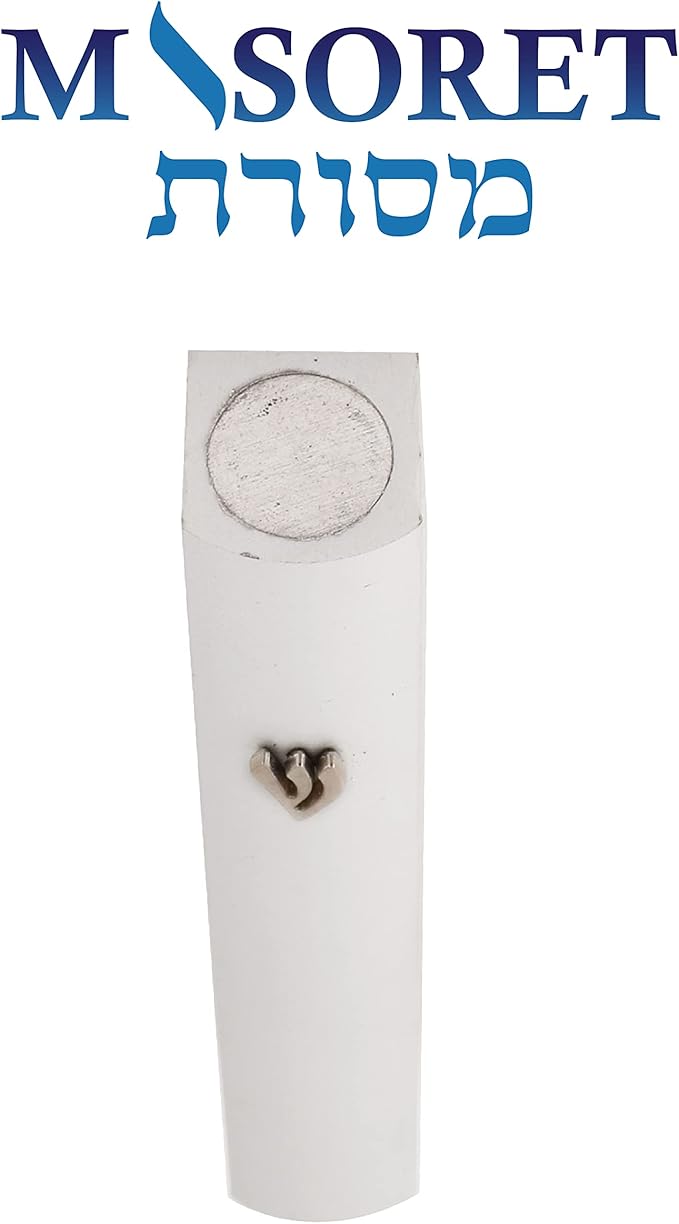 1-Piece Aluminum Door Mezuzah Cases: Special Profile, No Holes, 4-Inch 10cm Hebrew Parchment Scroll Holder Boxes