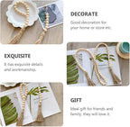 Home Decoration Bead Tassel String Wooden Beads Tassels Wall Hanging Decor Garland