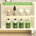 CiBiZi Clear Shoe Slots Organizers 6Pack Shoe Stacker Organizer for Closet Shoe Stackers for a Pair of Shoes Shoe Display Shelf Shoe Rack Holders Space Saver Organizador de Zapatos Clear