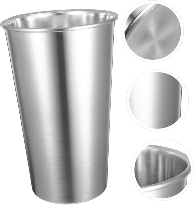 Luxshiny Aluminum Umbrella Stand Waterproof Round Umbrella Storage Bucket for Home Entryway Walking Stick Organizer