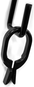 Black Scarf Clip Hangers for Retail, Economic Plastic Fine Garment Pinch Hooks, 500 Pack
