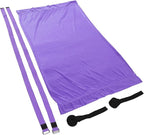 Premium Aerial Hammock Yoga Swing Kit Yoga Hammock Handstand Split Leg Stretchable Training Portable Elastic Aerial Hammock for Home Sky Blue(Purple)