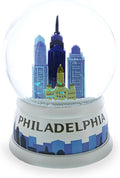 Philadelphia Skyline Glass Water Snow Globe