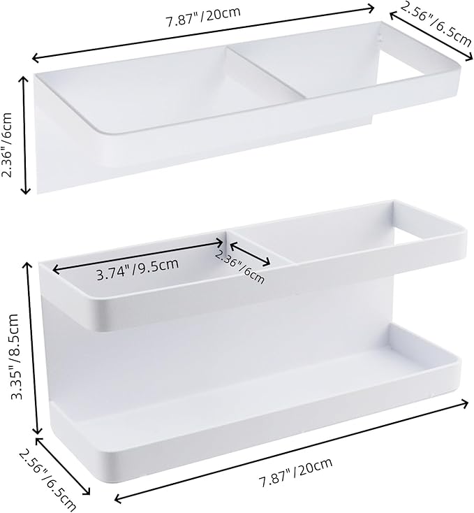 Bitray Umbrella Stand Holder Metal Wall Mounted Umbrella Holder Rack No Punching Umbrella Stand Entryway Hotel Home and Office - White