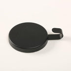Magnetic Wreath Hanger Heavy Duty Magnet Hooks Hanging Supplies for Metal Door Refrigerator Christmas Wreaths Party Decoration Super Strong Magnetism (Black, 4 Pack)