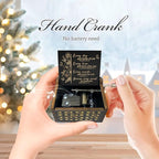 Christian Gifts for Women Men, Antique Engraved Scripture Music Boxes, Spiritual Gifts for Women, Prayer Music Box, Bible Gifts for Women, Baptism Gifts, Catholic Gifts on Birthday Christmas