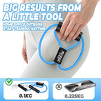 Figure 8 Resistance Bands for Women Men, Exercise Bands with Handles, 8 Shaped Resistance Bands for Back, Arm, Chest & Shoulder Workout, Home Gym Equipment for Yoga, Pilates, Physical Therapy