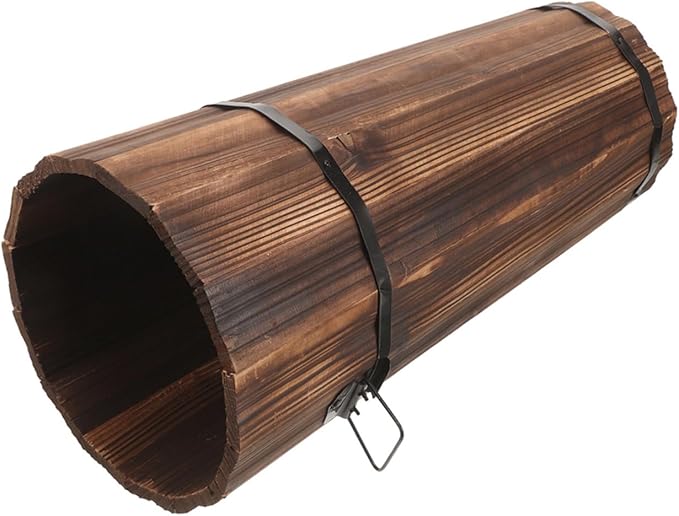 PRETYZOOM Wooden Umbrella Stand Storage Bucket Vintage Entryway Organizer Umbrella Holder Home Hallway Multifunctional Storage Stand 14.96 x 6.69 x 4.72 Inch