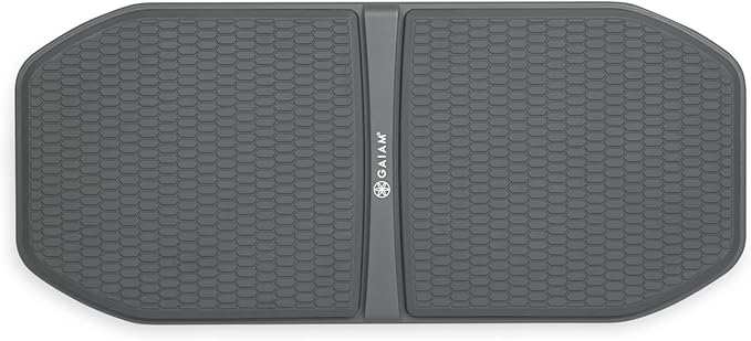 Gaiam Evolve Balance Board Standing Desk, Anti Fatigue Wobble Board for Home Office, Physical Therapy, Exercise Equipment, Stability Rocker for Constant Movement, Increase Focus, Floor Mat Alternative