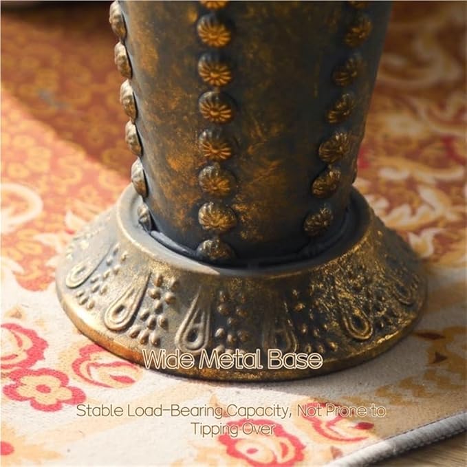 Vintage Metal Umbrella Holder, Creative Umbrella Shape Home Decor, Retro Freestanding Cane Holder, Multifunctional Umbrella Stand for Home or Commercial