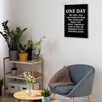 Inspirational Quotes Wall Art Decor, Black Office Decor for Men, Motivational Success Canvas Painting Positive Affirmations Posters Artwork for Home Office (11.5 X 15 Inches, Framed)