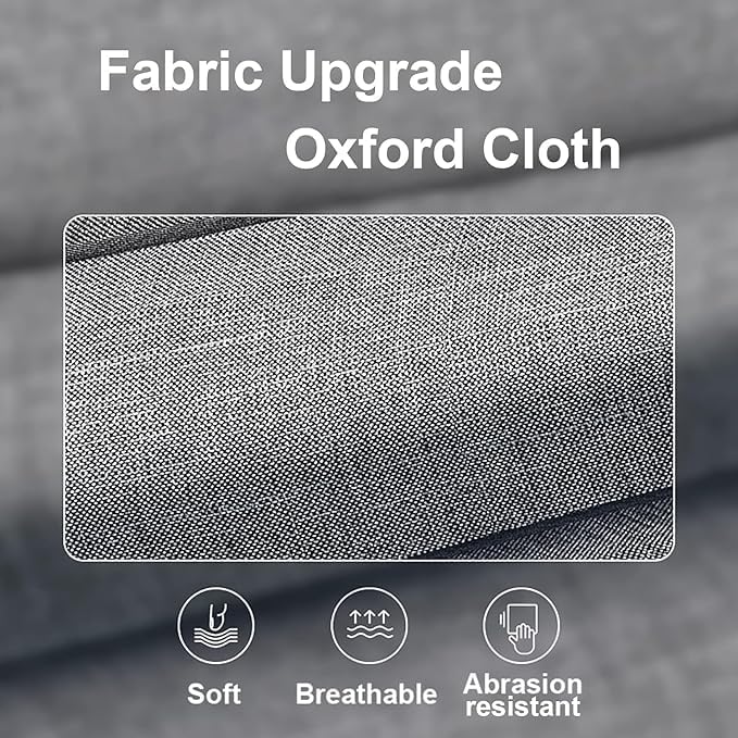 3pack Wardrobe Clothes Organizer，Foldable Underwear Storage Box Fabric Storage Bin with Divider for Socks Bra Clothes Underwear Organizer Drawer Multifunctional Household Box (Dark gray)
